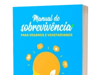 livro Manual de sobrevivência para veganos e vegetarianos, autoajuda vegana, livro de autoajuda